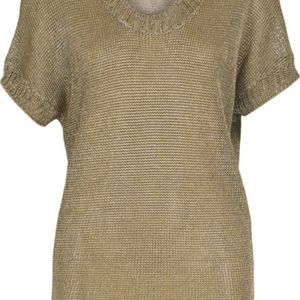 Vince gold metallic sweater
